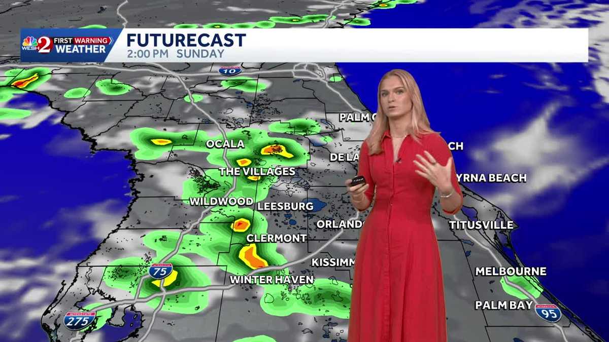 Tracking Central Florida storms moving from west to east | Forecast 9/13