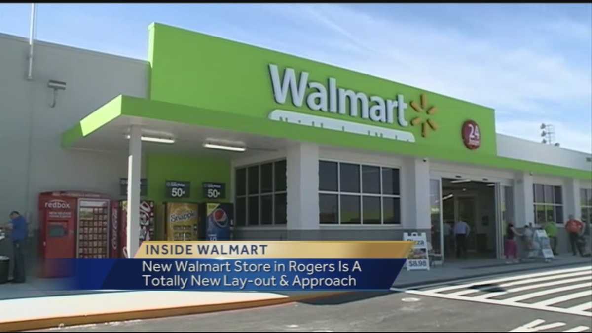 Walmart store in Rogers is a totally new layout and approach