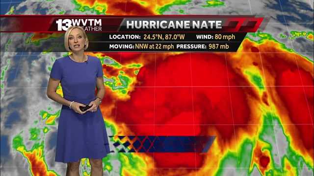 Tropical storm force winds are expected in our area Sunday