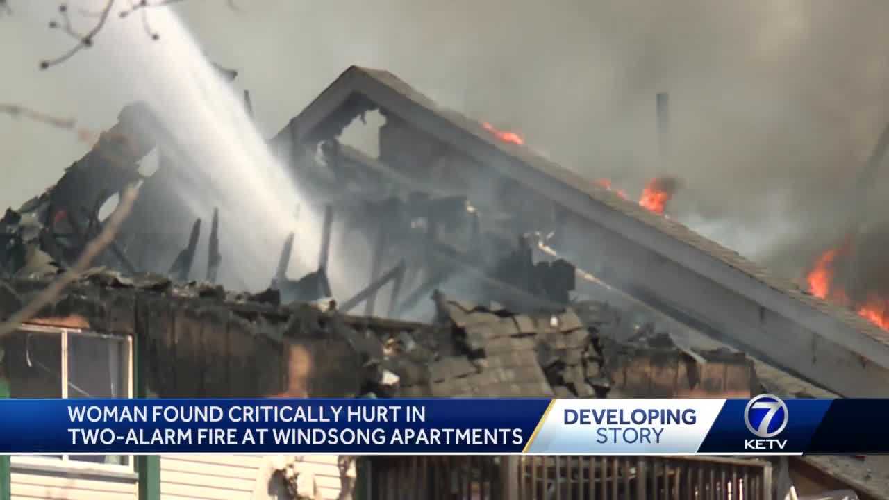 Two Metro Fires Destroy Apartment Building, Critically Injure Woman