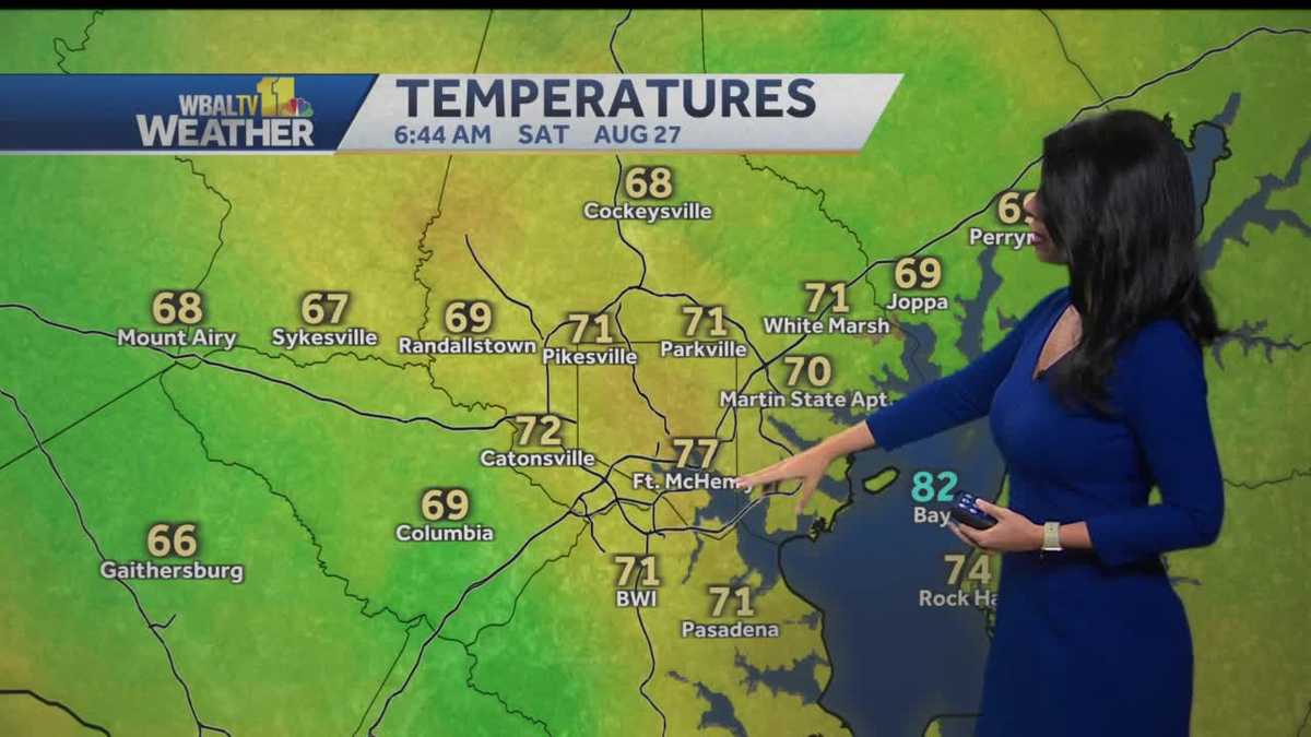 Heat and humidity will continue to build Saturday