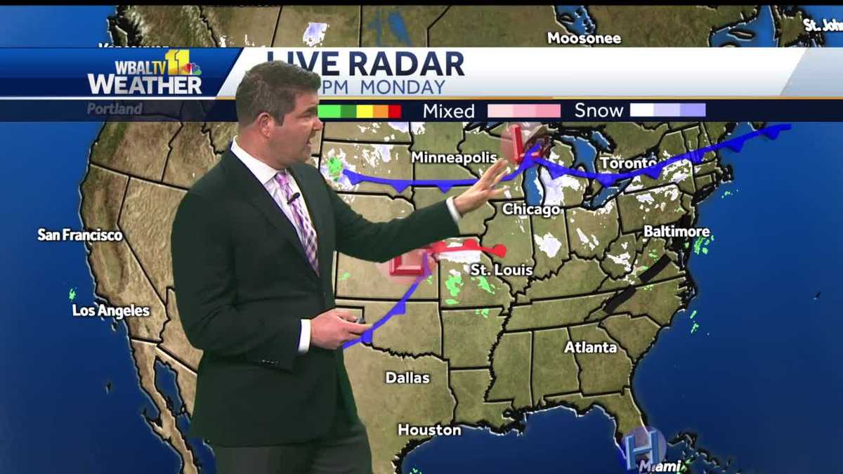 Gusty winds Monday afternoon