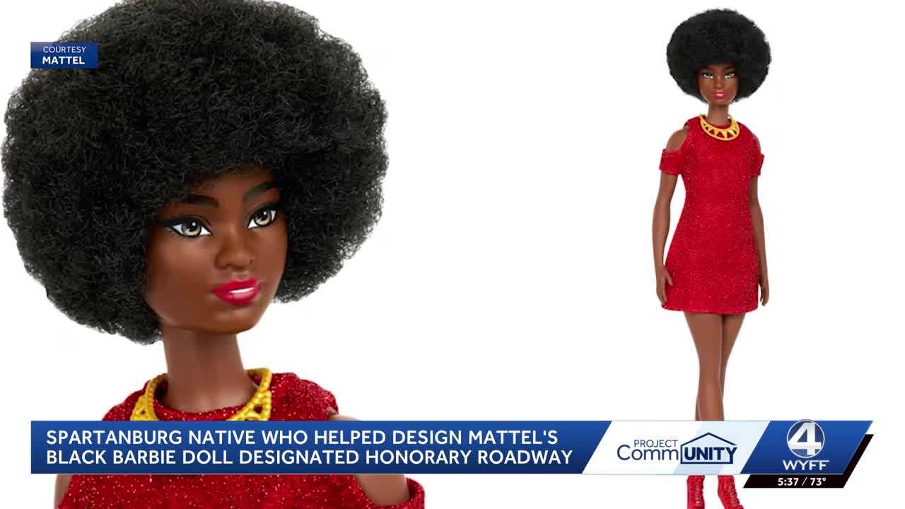wyff4.com - Alex Land - Spartanburg names street after designer of first Black Barbie