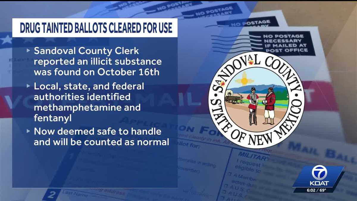 Sandoval County clears mail-in ballots from drug-tainted box