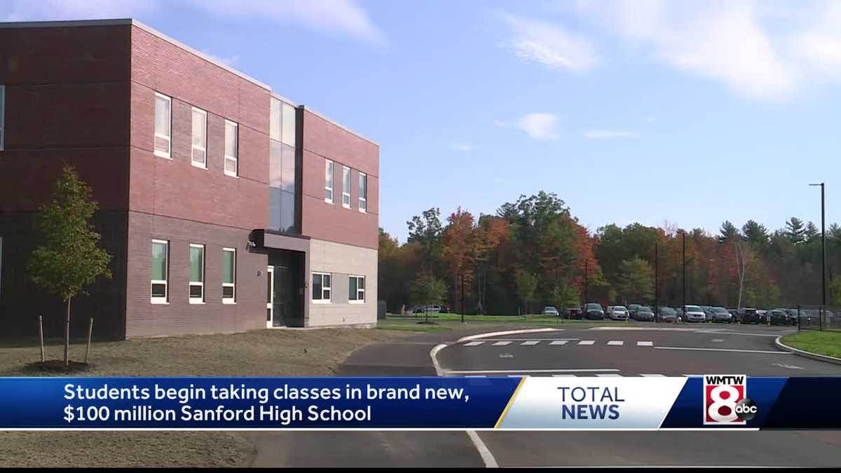 Brand new Sanford High School now open for classes