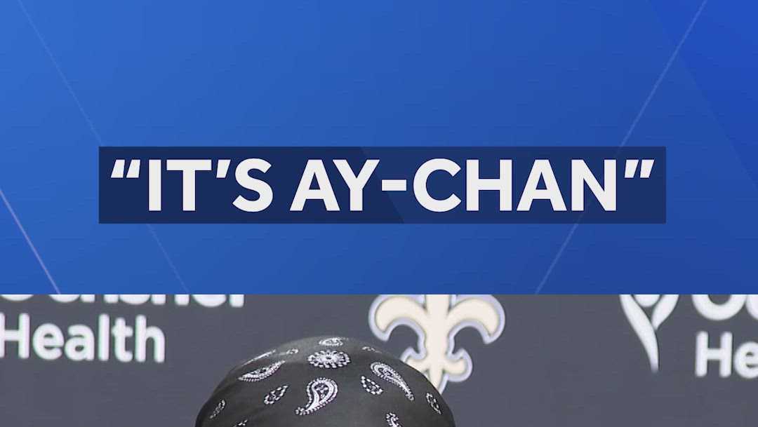 New Orleans Saints running back Travis Etienne Jr. explains how to properly say his name