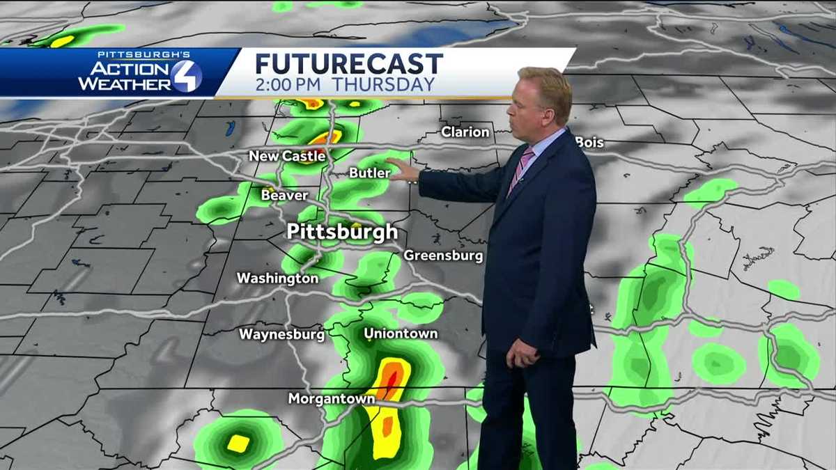 Rain showers, thunderstorms expected Thursday