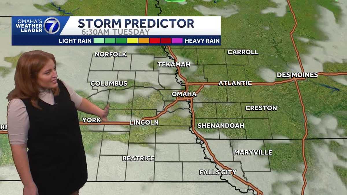 Mild, sunny Monday afternoon for Omaha area