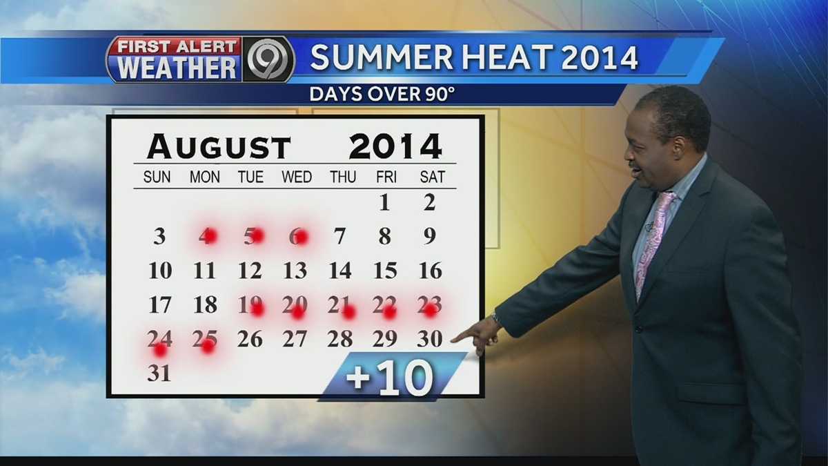 Relief from the heat on the horizon