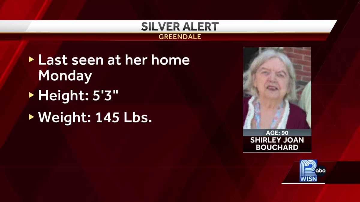 Milwaukee silver alert for 90 year old woman