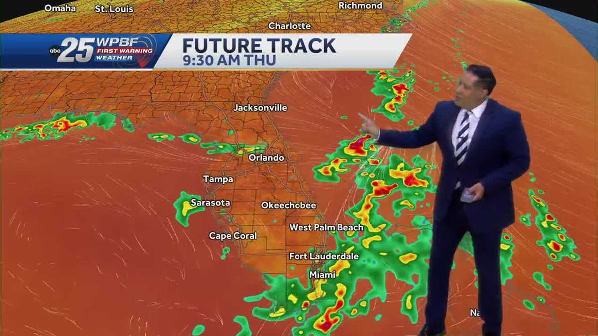 Numerous storms expected on Thursday