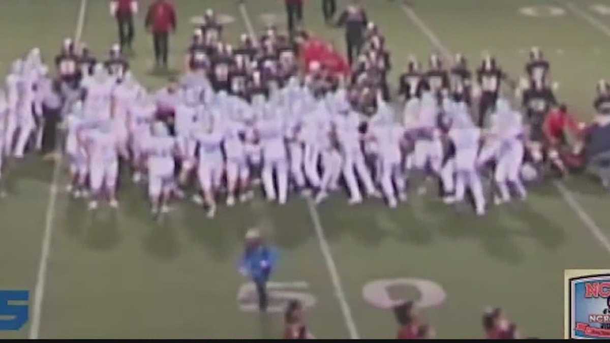 High school football players, coach kicked out of game after brawl