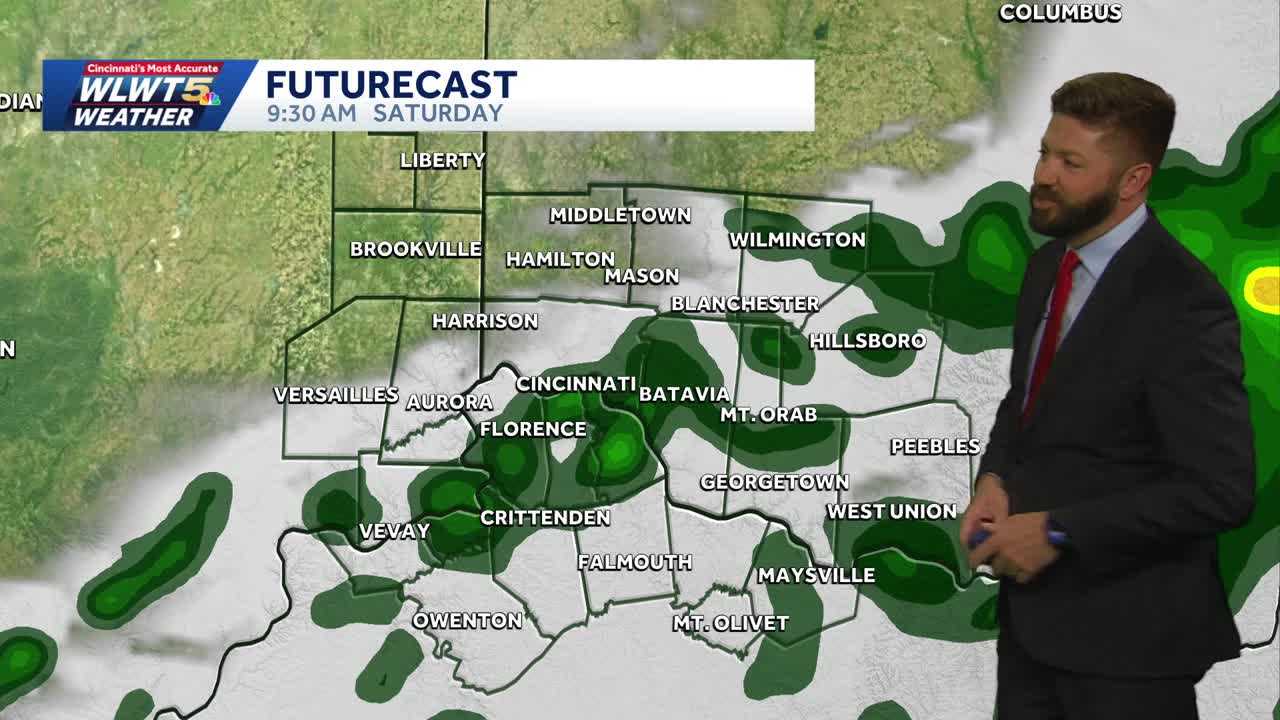 Minor rain impacts for Mother's Day weekend
