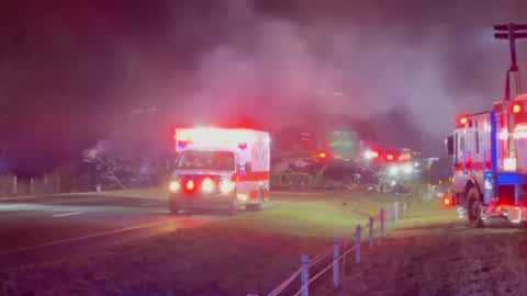South Carolina: Fiery crash shuts down part of I-26 - Vimarsana News