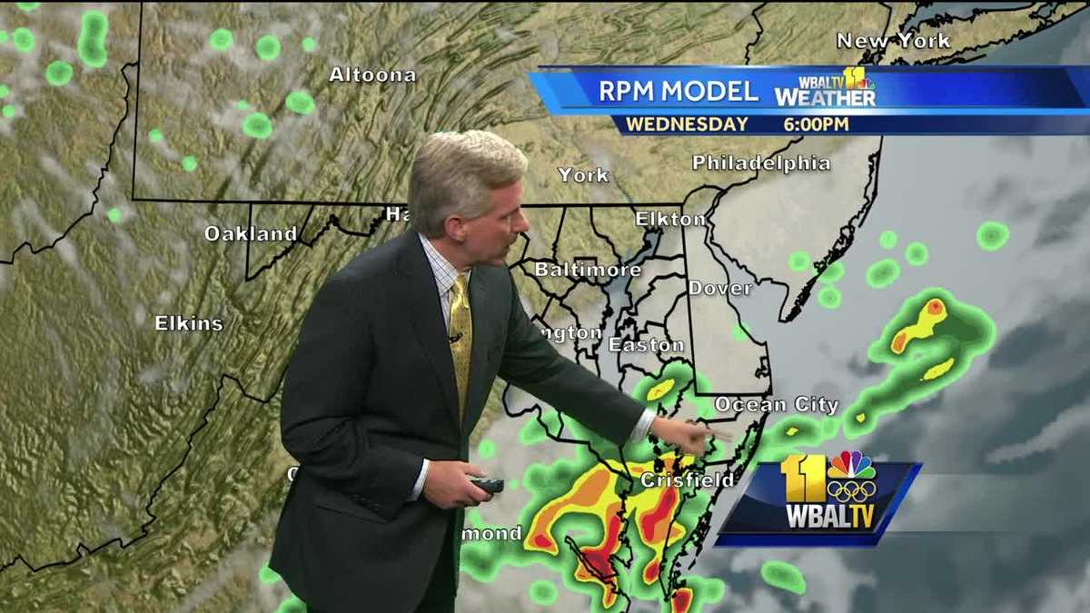 Scattered showers possible Wednesday