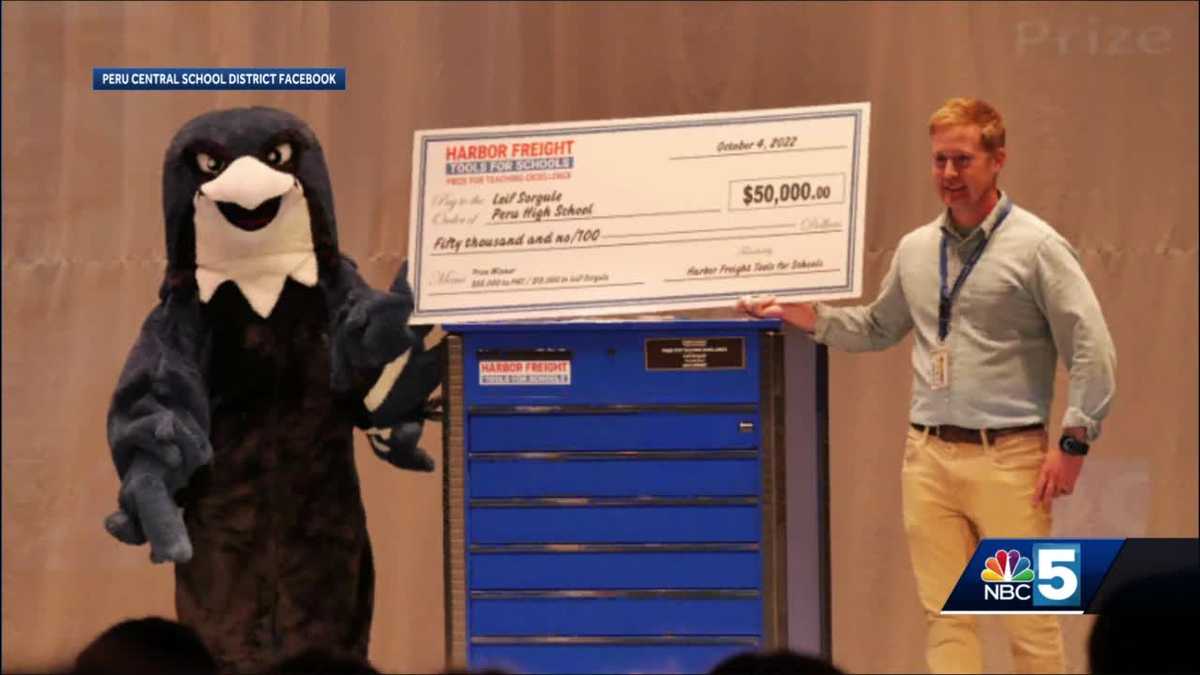 Peru Ny Teacher Wins 50000 Prize In Harbor Freight Program