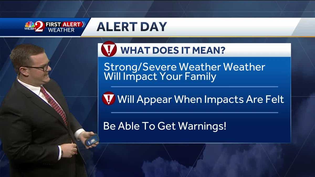 Severe weather threat in Central Florida Tuesday