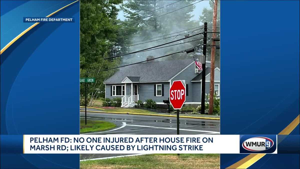 Lightning likely the cause of Pelham fire