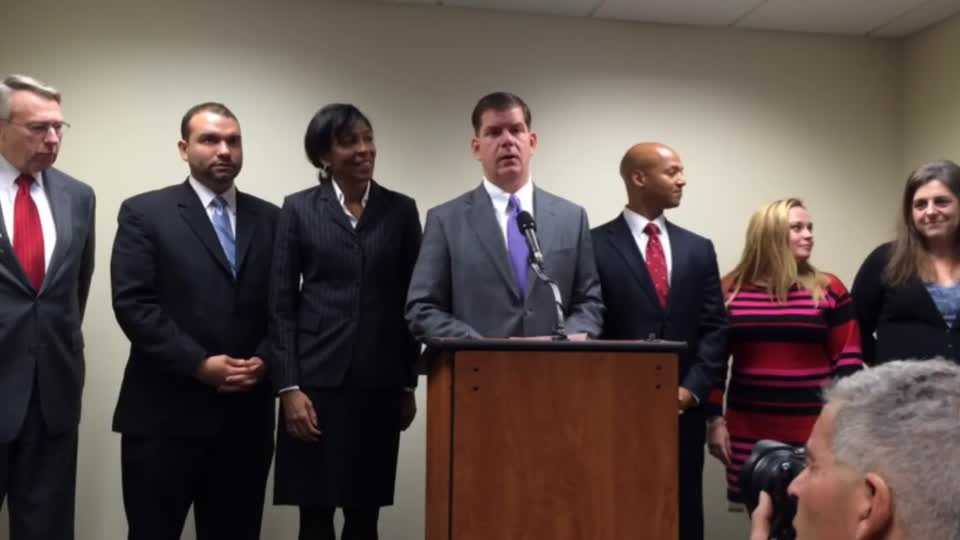 Boston Mayor Elect Marty Walsh Announces Transition Team