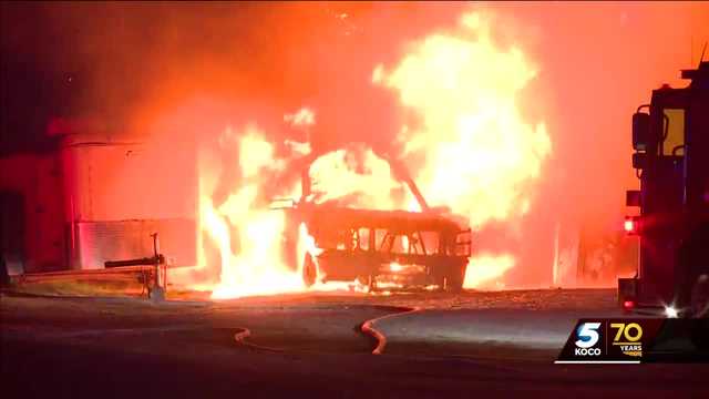 Choctaw property engulfed in flames during overnight bonfire - Vimarsana News