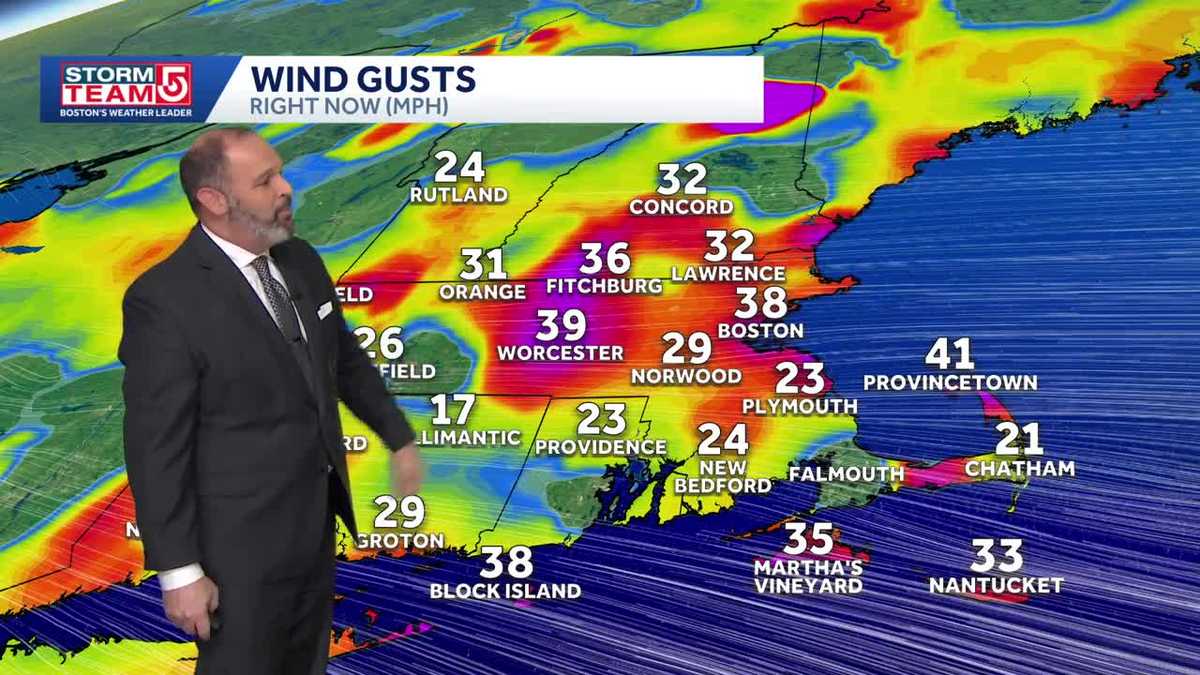 Video: Strong winds continue into Friday