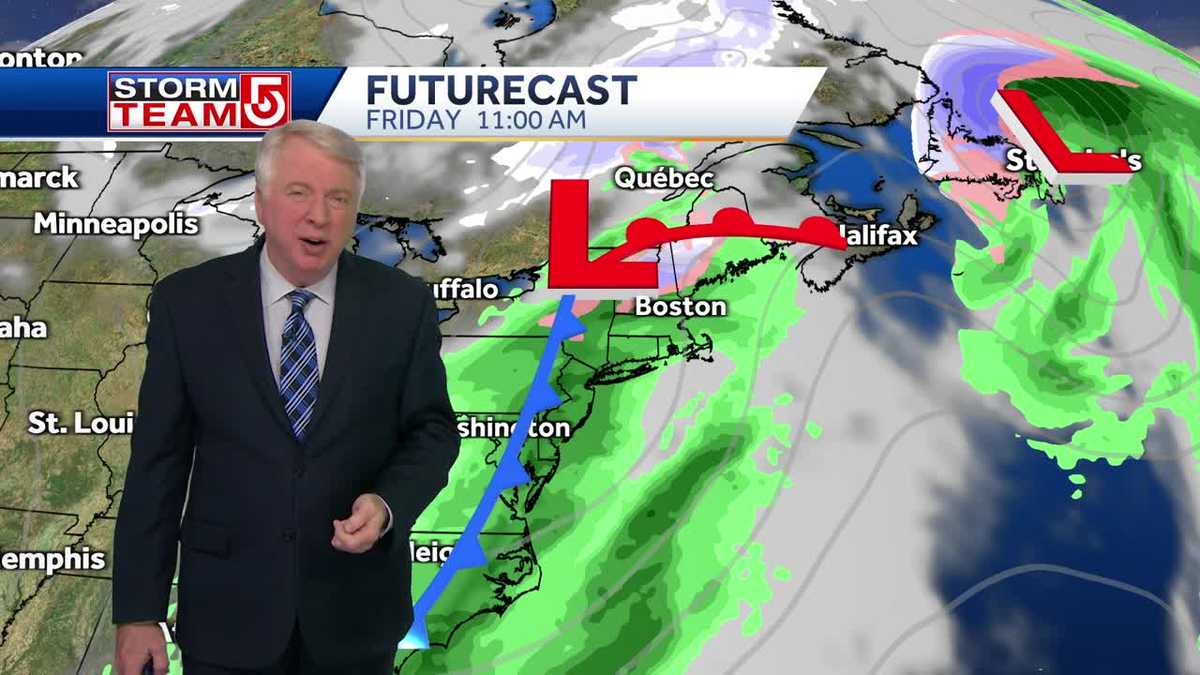 Slow warm-up with rain late in the week