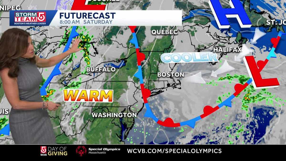 Video: Warm end to week, cooler with weekend rain