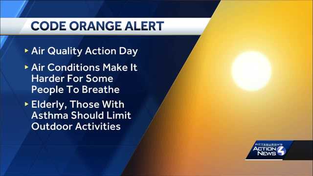 Code Orange Air Quality Action Day issued for most of western Pennsylvania Sunday - Vimarsana News