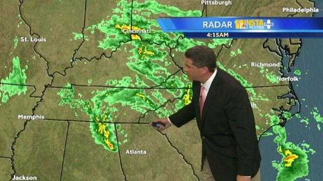 Goodbye, nice weather: Rain is coming