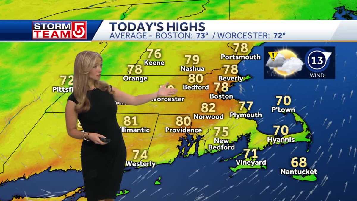Video: Heavy rain during morning commute