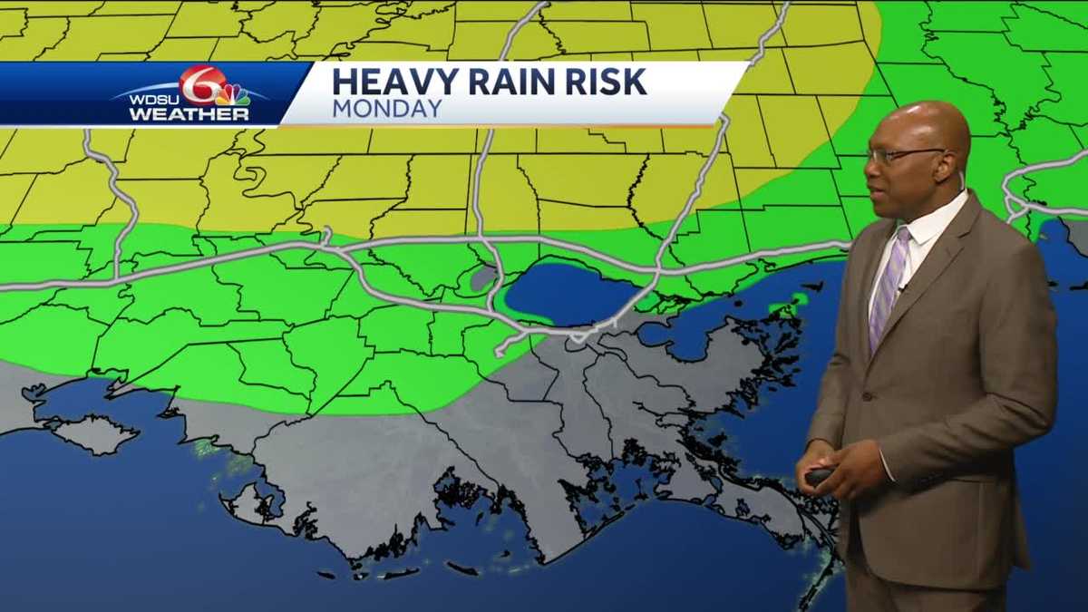 Heavy Storms effect areas North of New Orleans