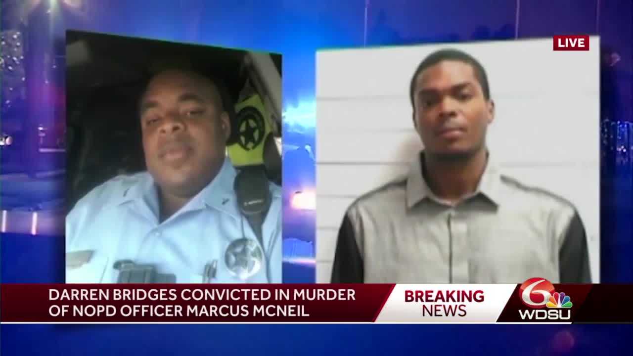 Darren Bridges Has Been Found Guilty Of Killing New Orleans Police Officer