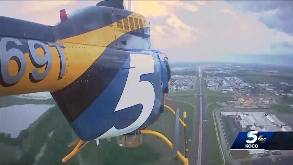 Sky 5 covered 2021's biggest news stories from Oklahoma skies