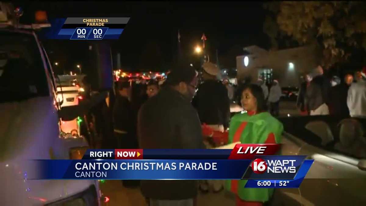 Christmas parade held in Canton