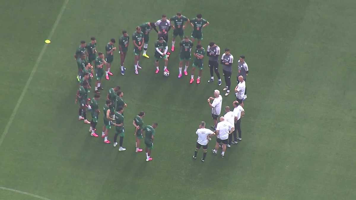 RAW Team Algeria gets to work in Lawrence ahead of World Cup opener vs. Argentina
