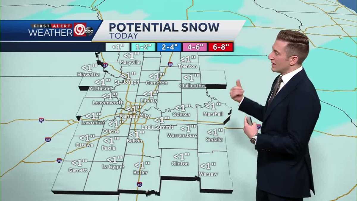 Light Snow Falling Today