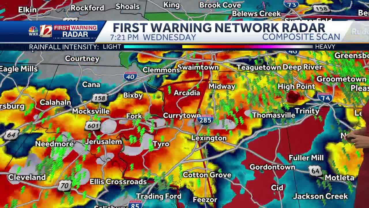 Meteorologist Lanie Pope tracks severe storms in the Triad