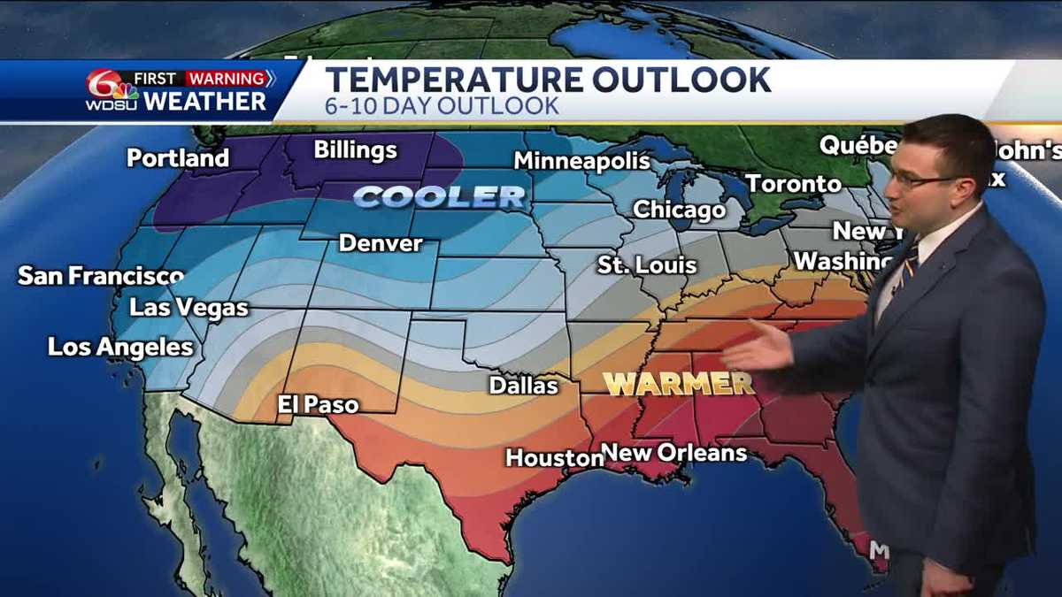Morning fog possible, then warmer with sun and clouds Monday
