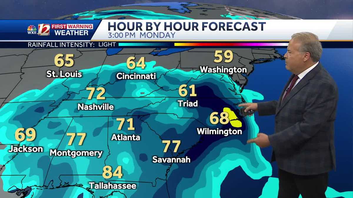 Significant Rains Early Week in North Carolina Flood Potential Elevated