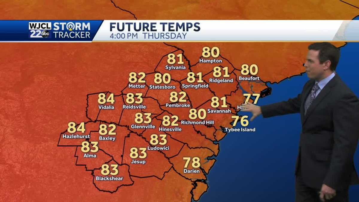 Lots of sun today and pleasantly mild - WJCL
