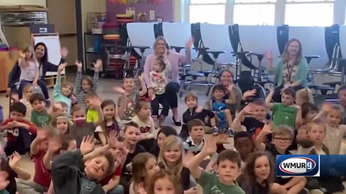 WMUR's Kevin Skarupa visits Clark School in Amherst