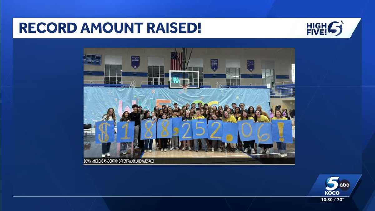 Deer Creek students raise record funds for Down Syndrome Association of Central Oklahoma