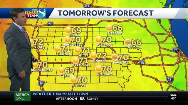 Overnight Iowa weather forecast September 21, 2021 - Vimarsana News