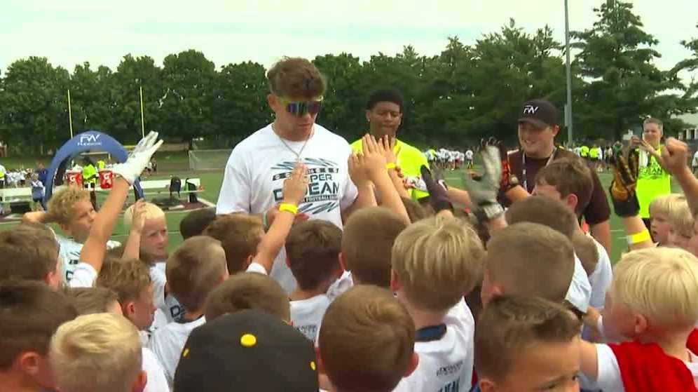 Cooper DeJean brings first youth football camp to central Iowa