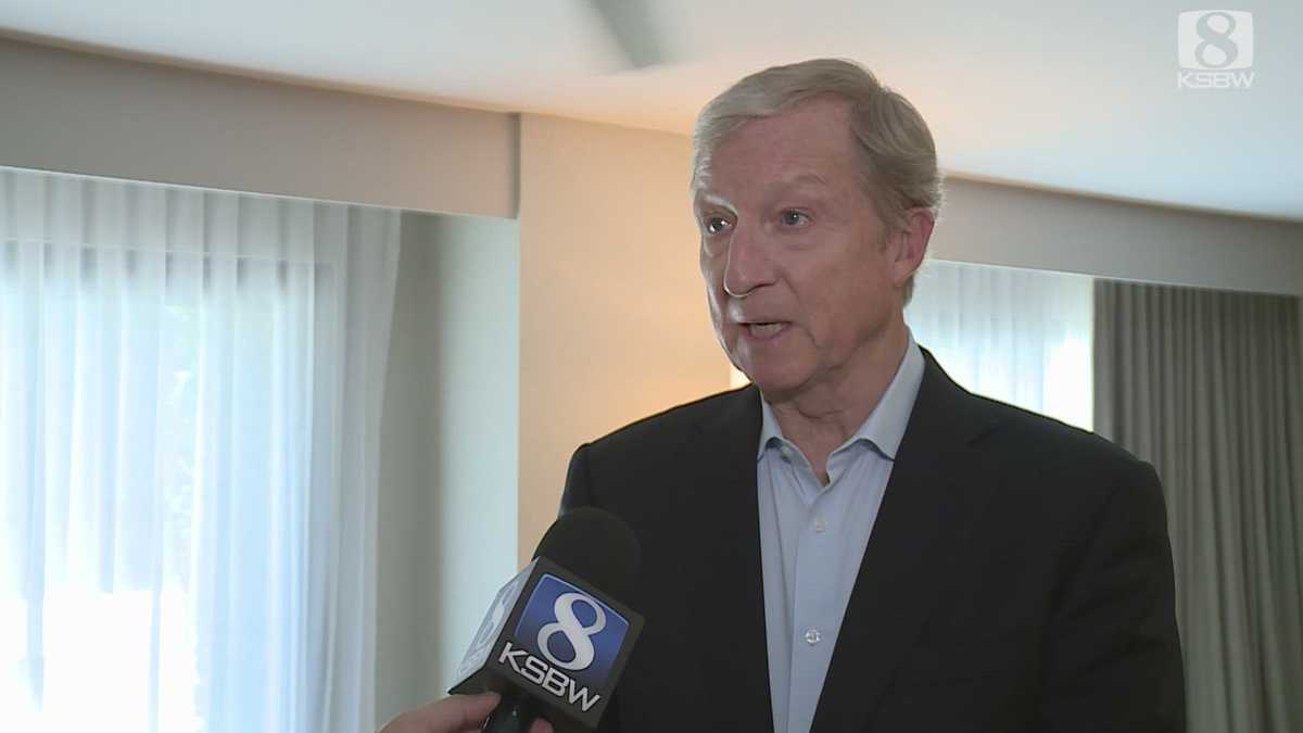 California governor candidate Tom Steyer vows to fight offshore drilling, boost housing