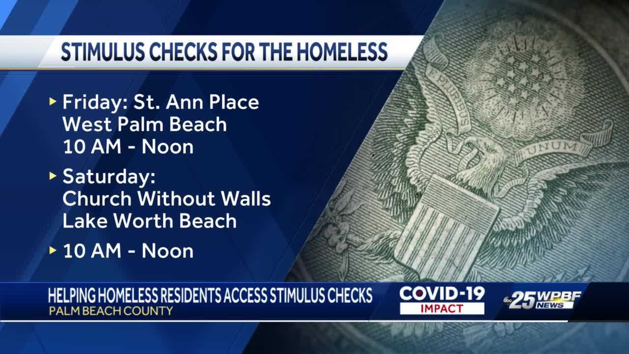 PBC helping the homeless get stimulus checks - Vimarsana News