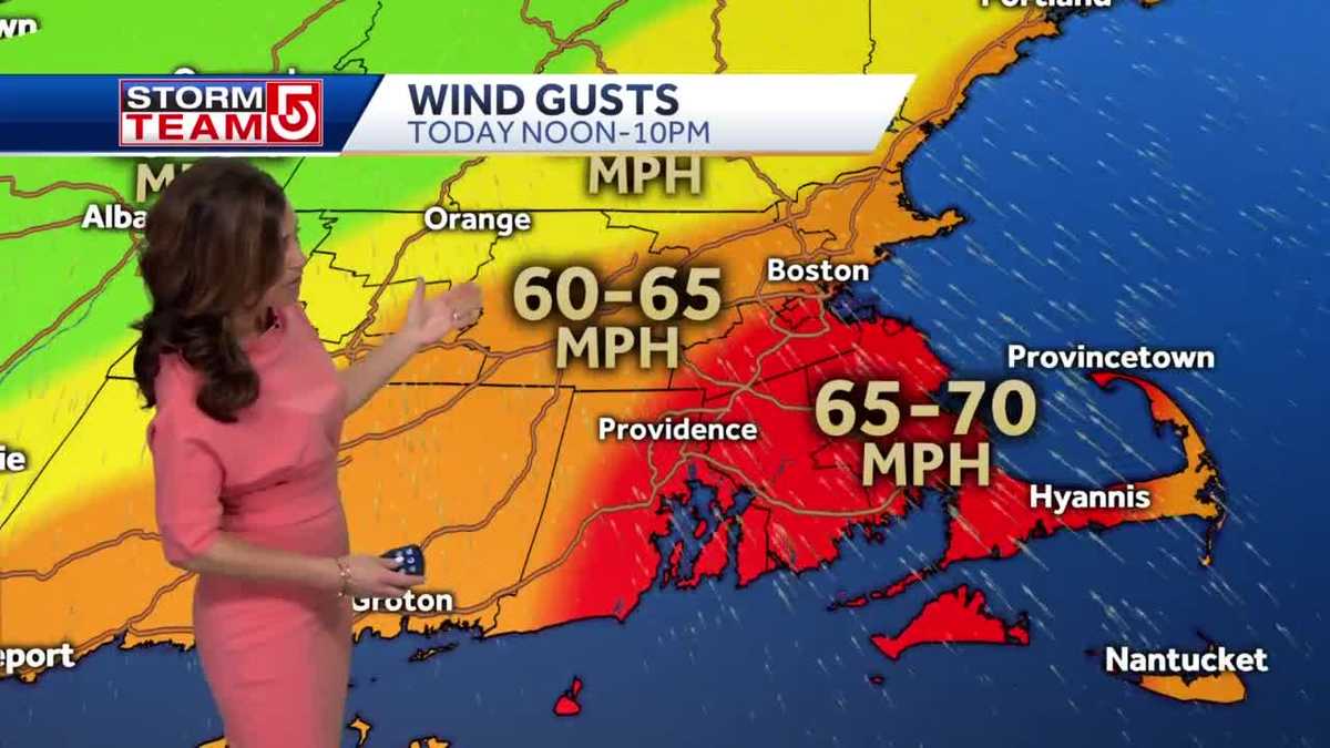 Video Strong, damaging wind gusts to 70 mph possible