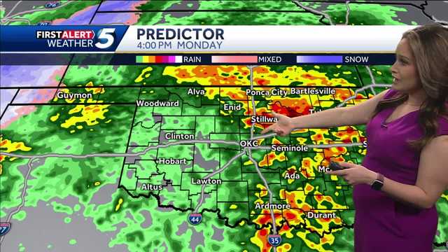 Storms moving into Oklahoma on Monday morning - Vimarsana News
