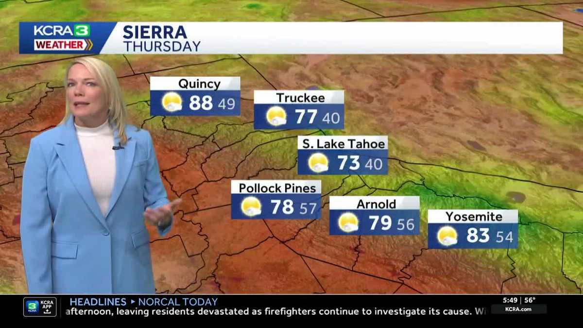 Warming Trend for NorCal. 4th of July Above Normal.