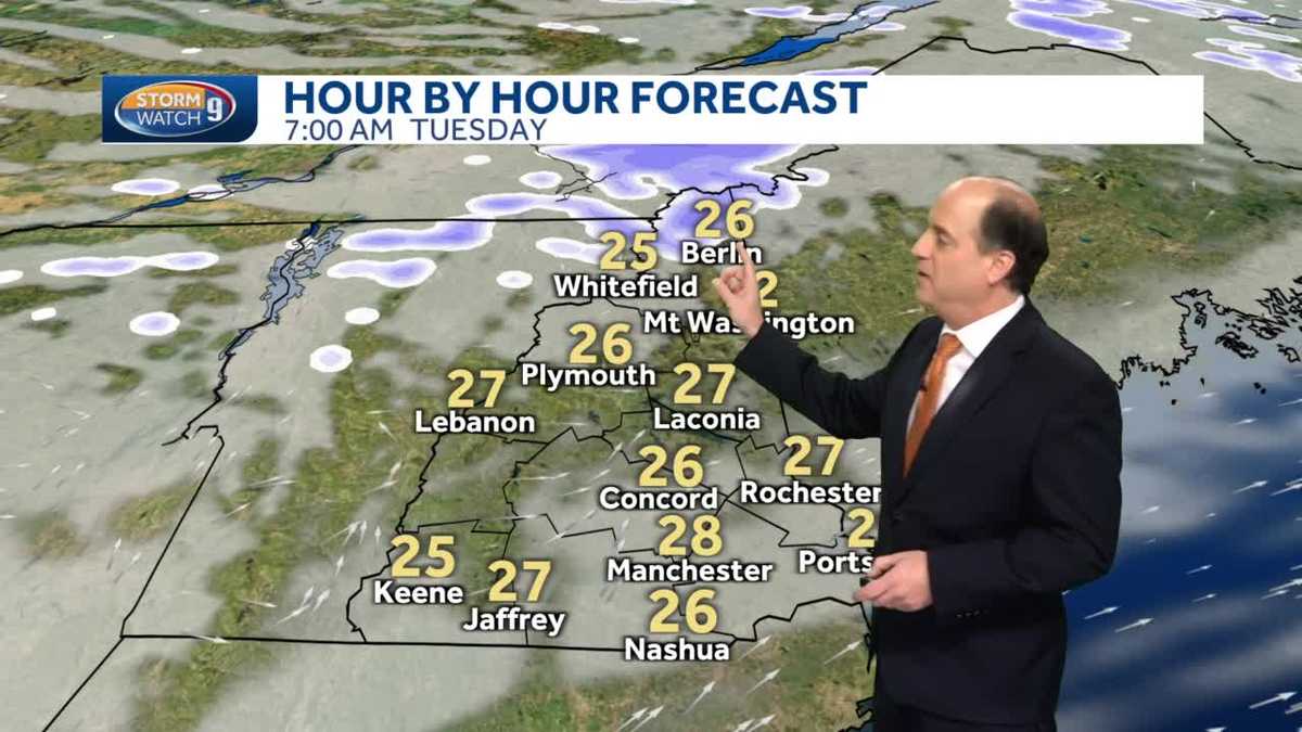 Update Slight warmup with more sunshine in NH